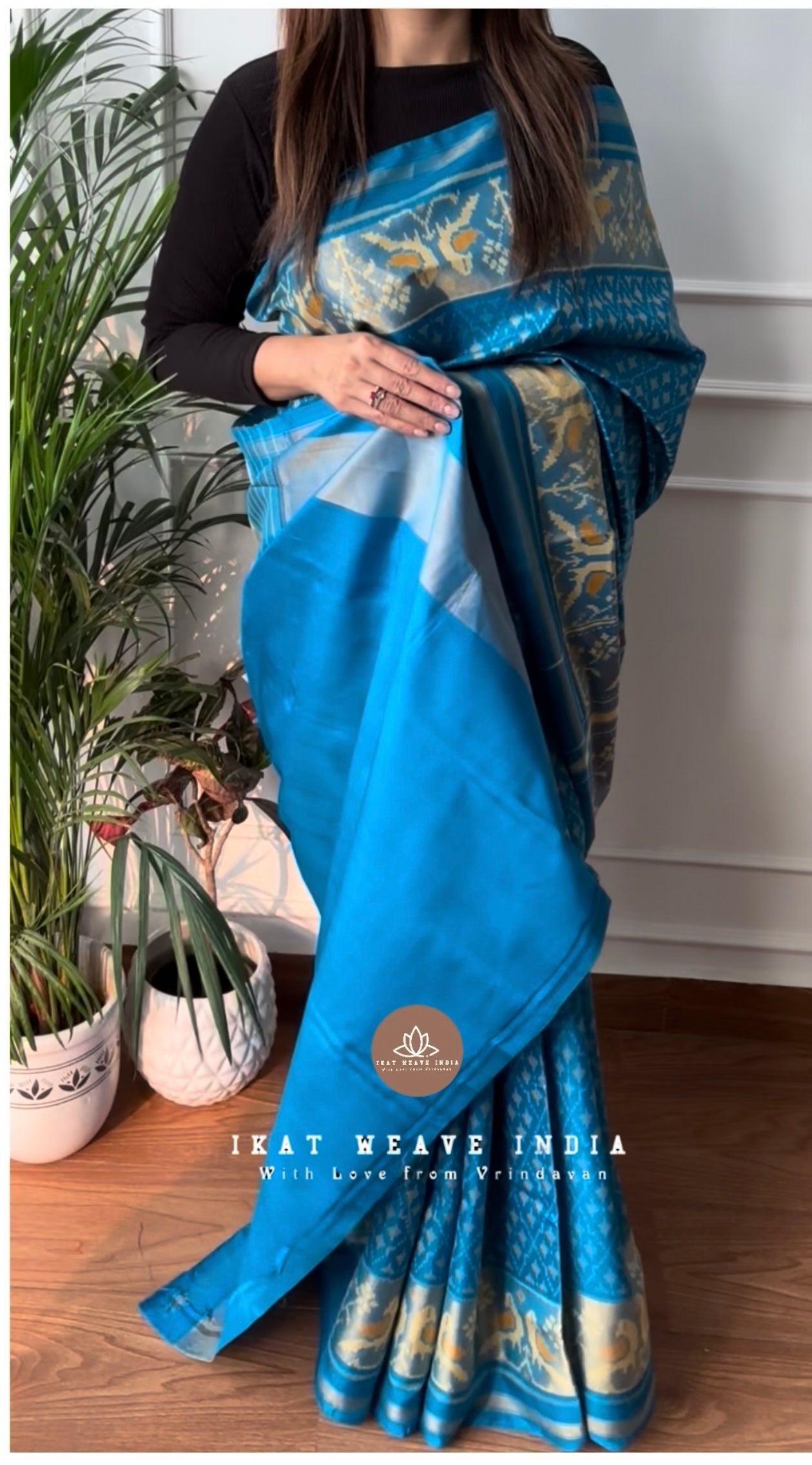 AISHWARYA-PURE SILK PATOLA IKAT