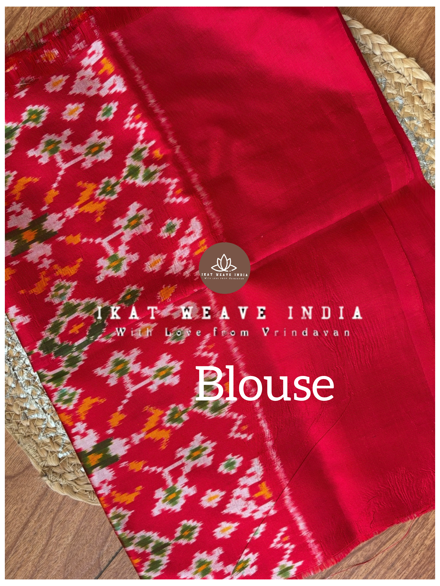 SWARCHA•HANDKNOTTED RAI BANDHEJ X SILK IKAT