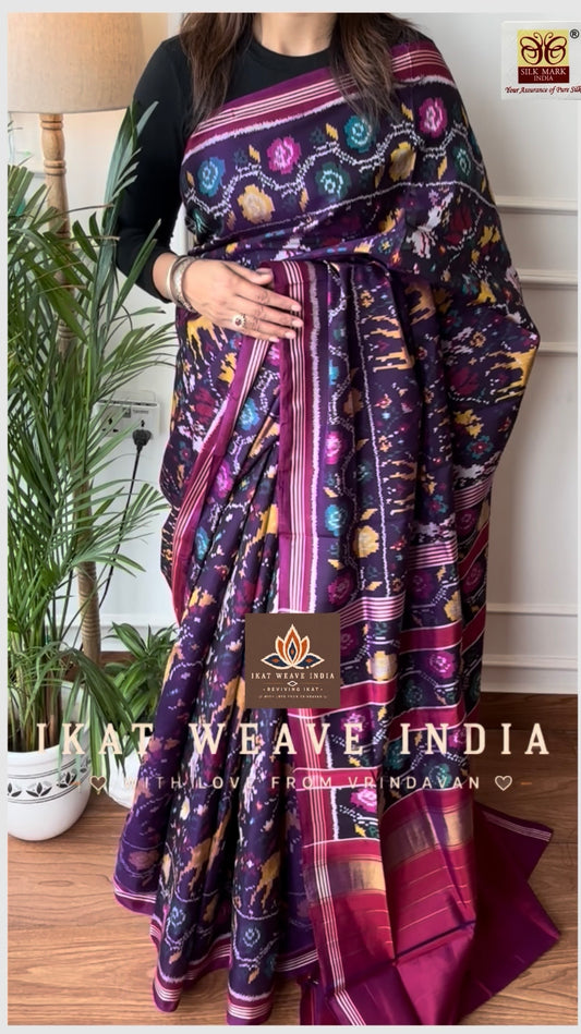 AKSHITHA•SEMI DOUBLE IKAT PATOLA