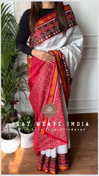 ARADHANA-SEMI DOUBLE IKAT PATAN PATOLA