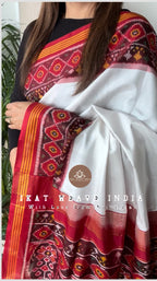 ARADHANA-SEMI DOUBLE IKAT PATAN PATOLA