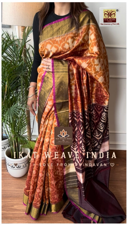 SWARNIMA-PURE RAW SILK PATOLA