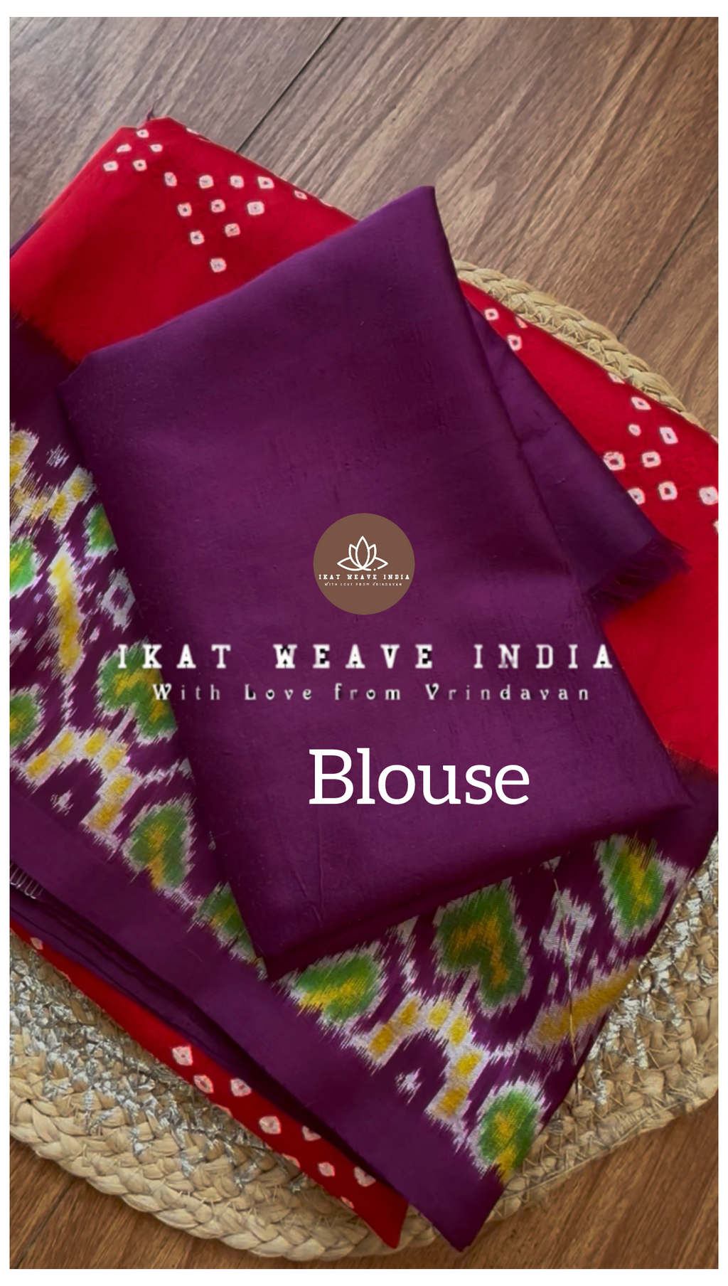 PARVATHI•HANDKNOTTED RAI BANDHEJ X SILK IKAT