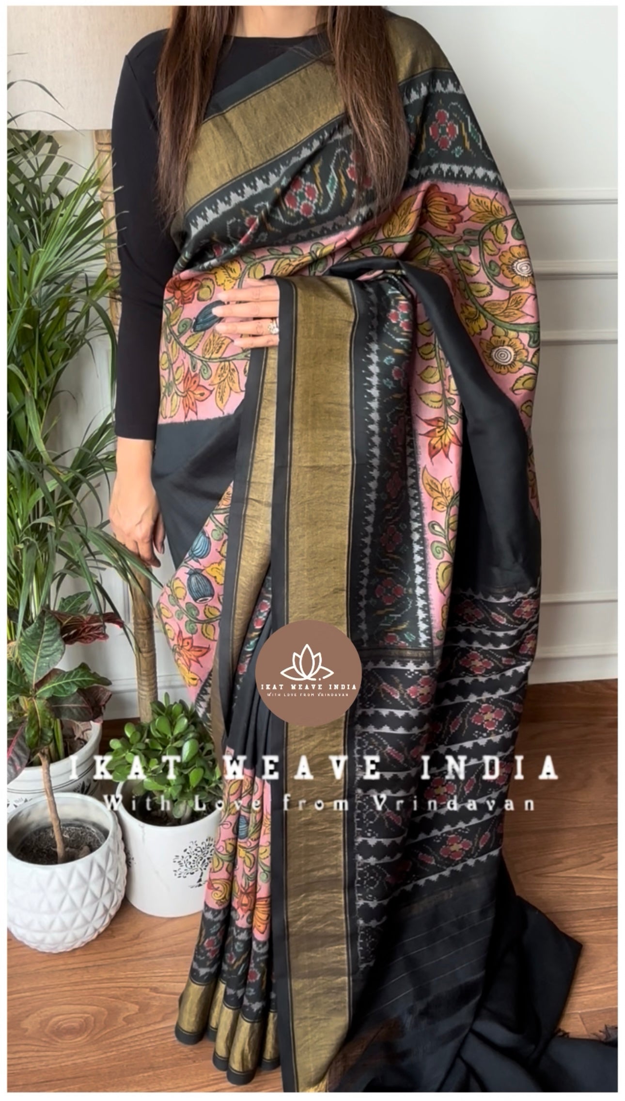 MEENAKSHI-HAND PEN KALAMKARI