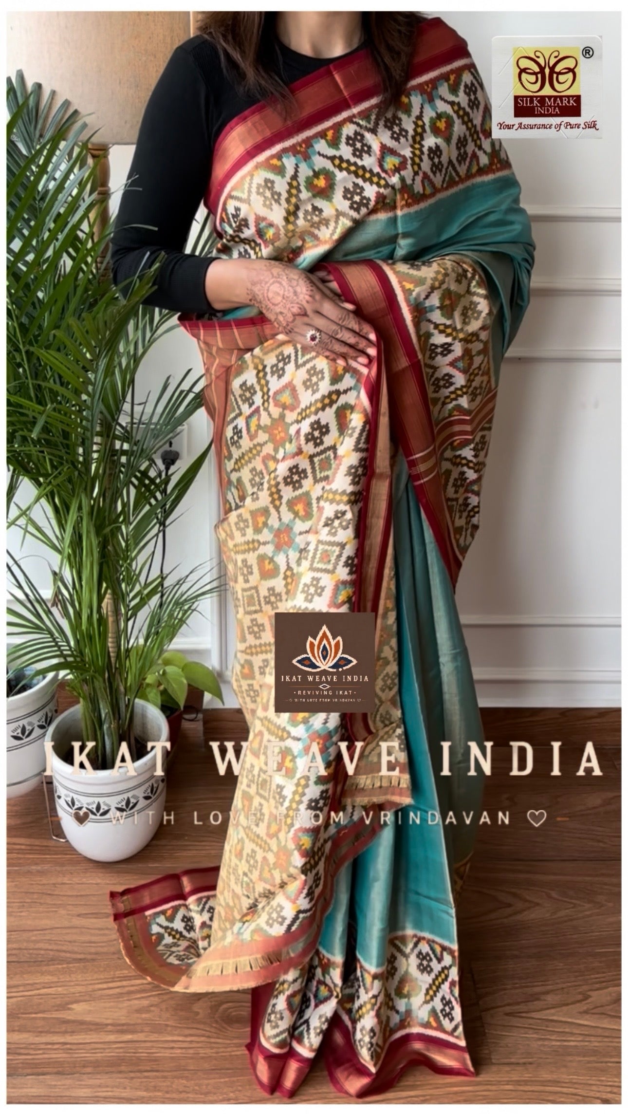 PADMA-SEMI DOUBLE IKAT TISSUE PATAN PATOLA