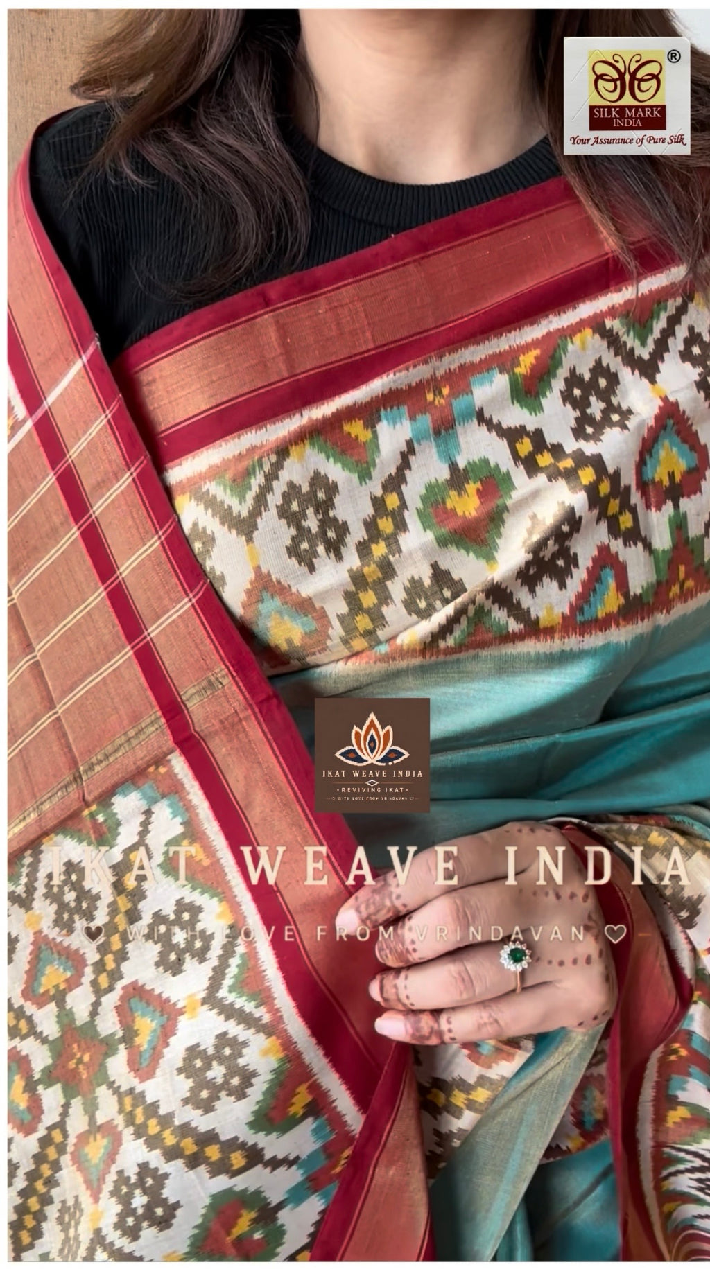 PADMA-SEMI DOUBLE IKAT TISSUE PATAN PATOLA