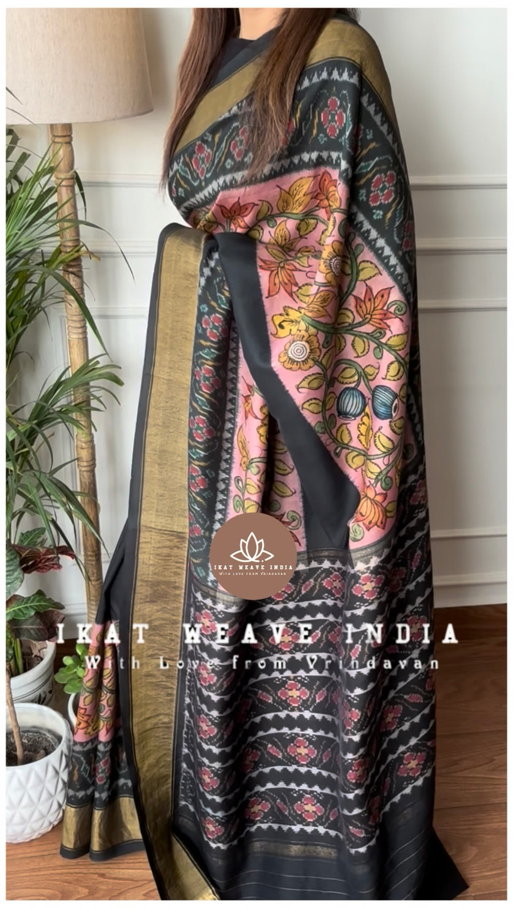 MEENAKSHI-HAND PEN KALAMKARI