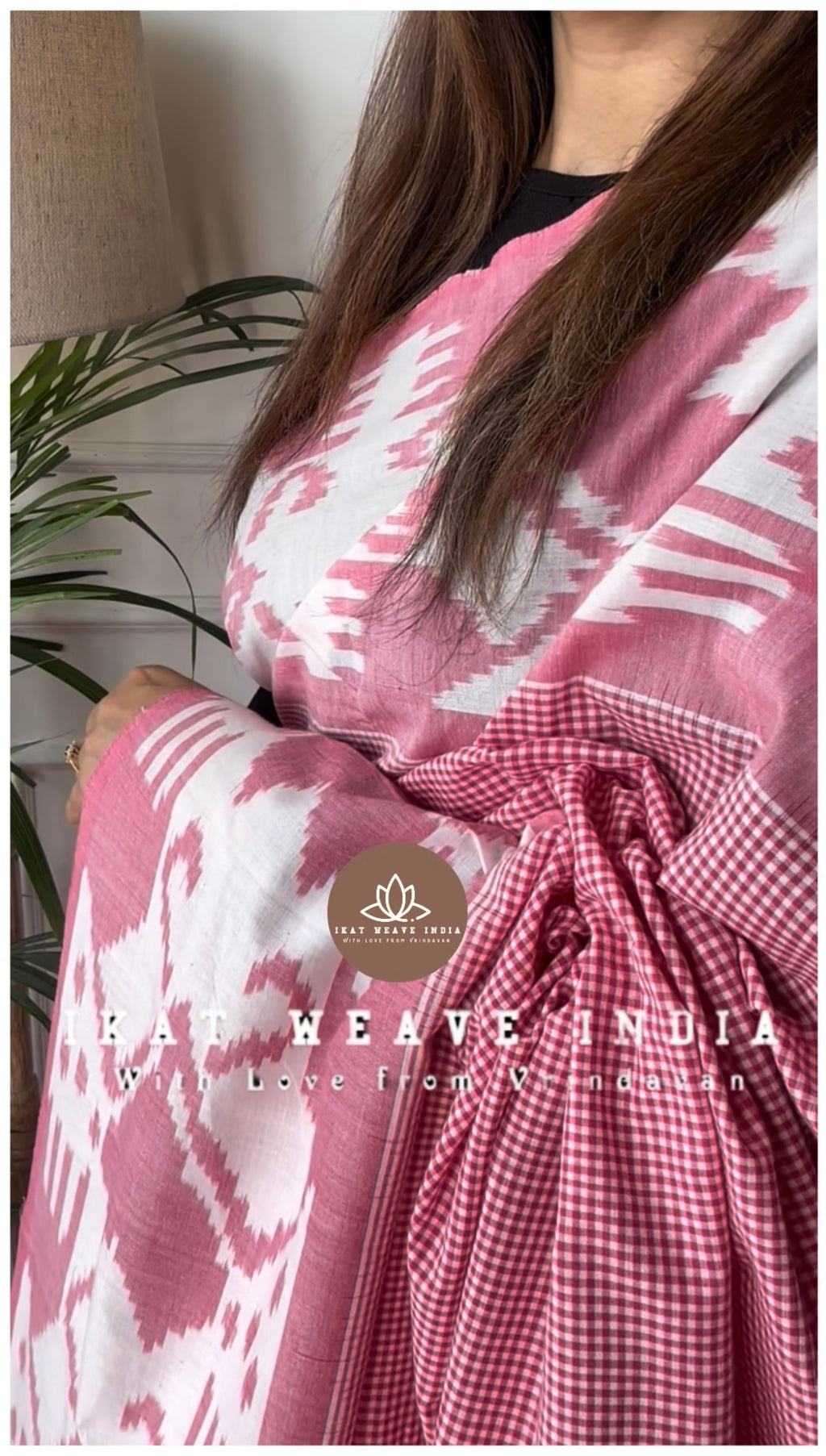 GULABI•COTTON IKAT