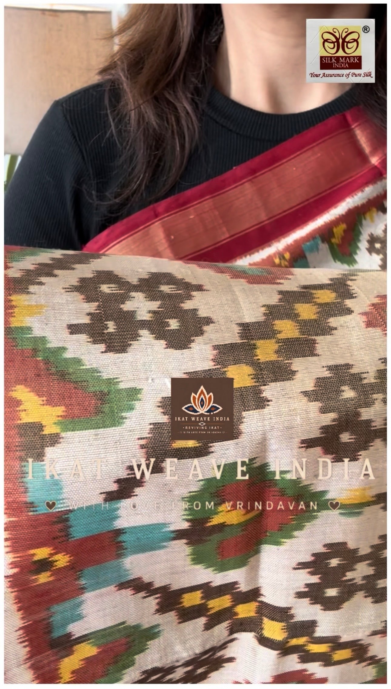 PADMA-SEMI DOUBLE IKAT TISSUE PATAN PATOLA