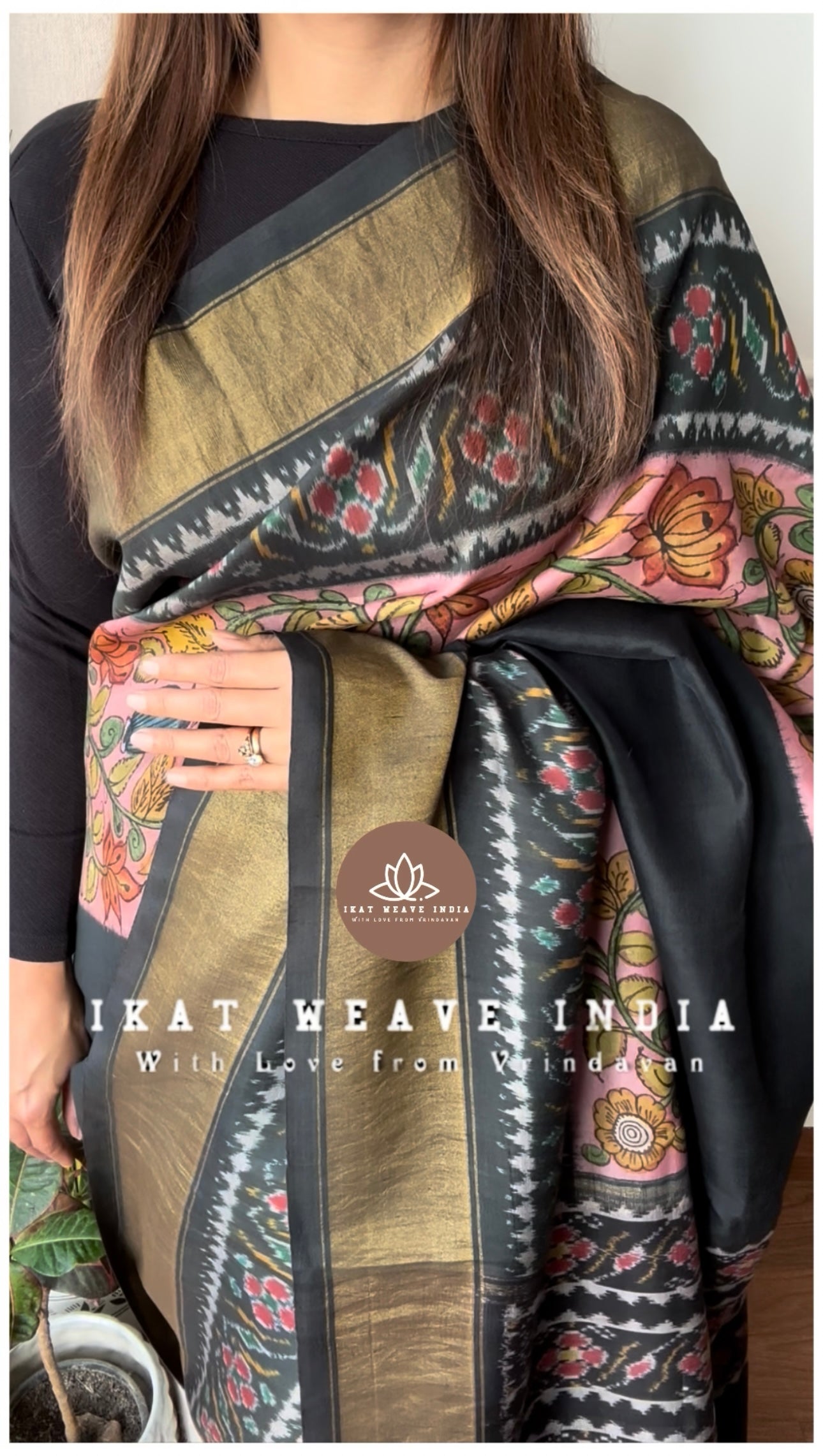 MEENAKSHI-HAND PEN KALAMKARI