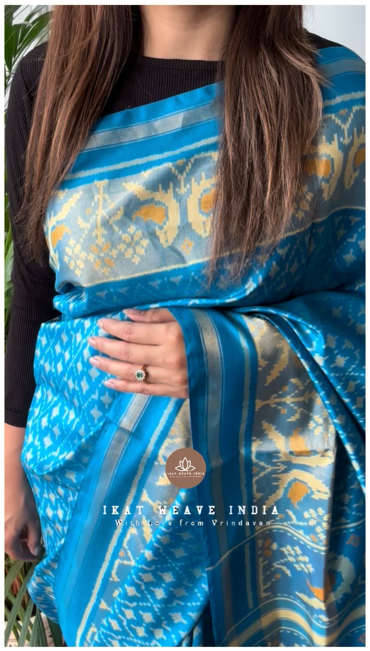 AISHWARYA-PURE SILK PATOLA IKAT