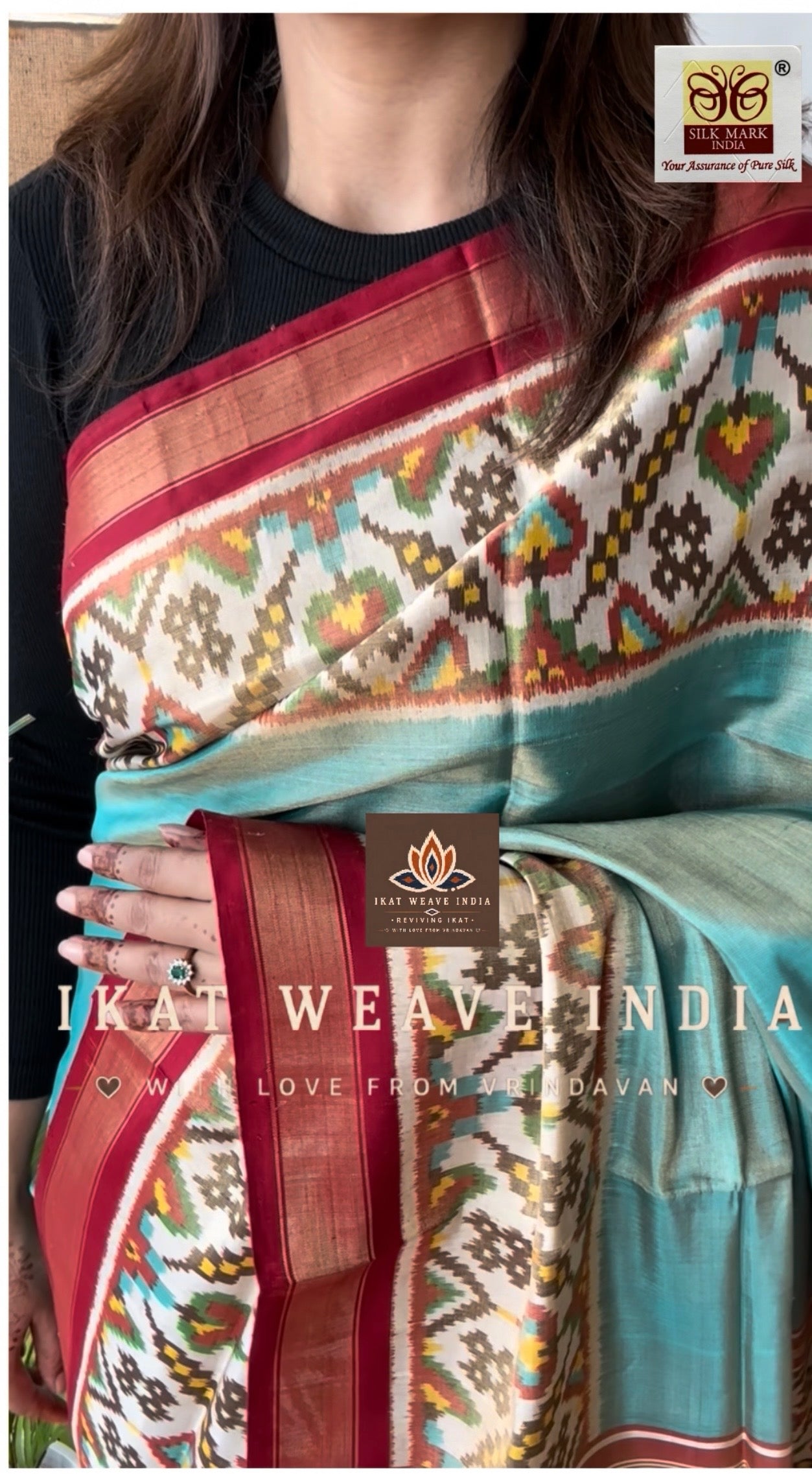 PADMA-SEMI DOUBLE IKAT TISSUE PATAN PATOLA