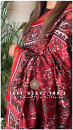 AHILYA-SEMI DOUBLE IKAT PATAN PATOLA