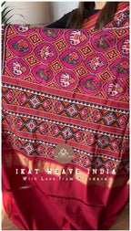 AAUSHMATI-SEMI DOUBLE IKAT PATAN PATOLA