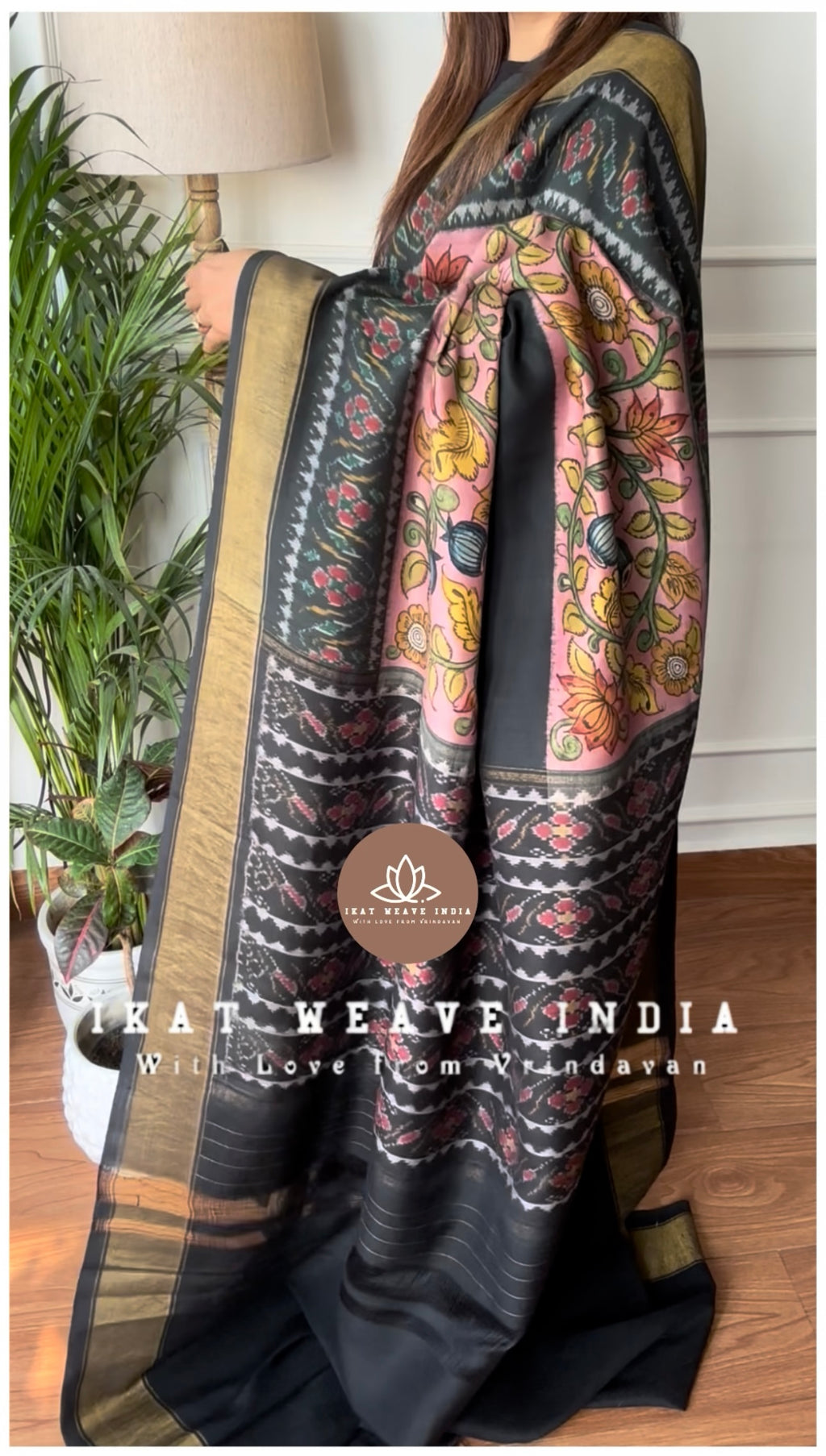 MEENAKSHI-HAND PEN KALAMKARI