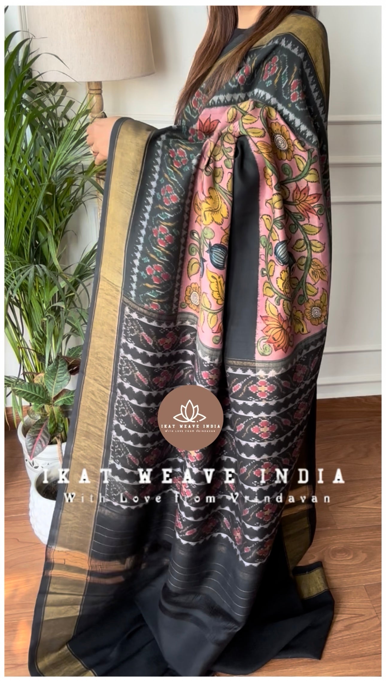 MEENAKSHI-HAND PEN KALAMKARI